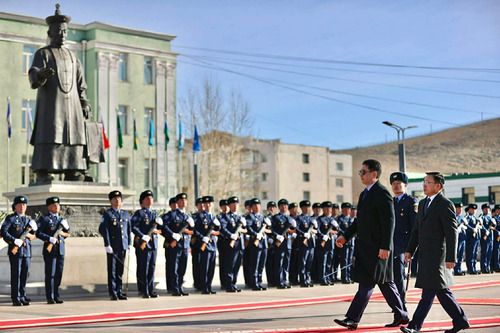 Монгол Улсын Ерөнхийлөгч У.Хүрэлсүх Завхан аймагт ажиллаж байна